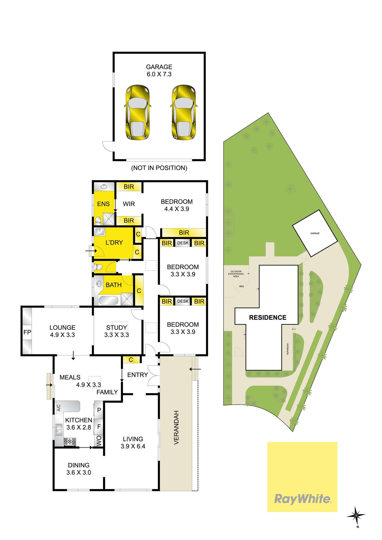 Floorplan of Homely house listing, 4 Vermeer Court, Grovedale VIC 3216
