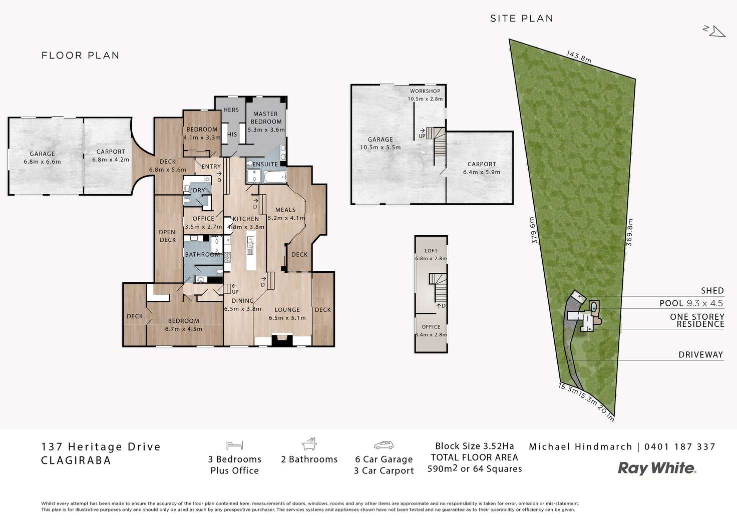 Floorplan of Homely acreageSemiRural listing, 137 Heritage Drive, Clagiraba QLD 4211