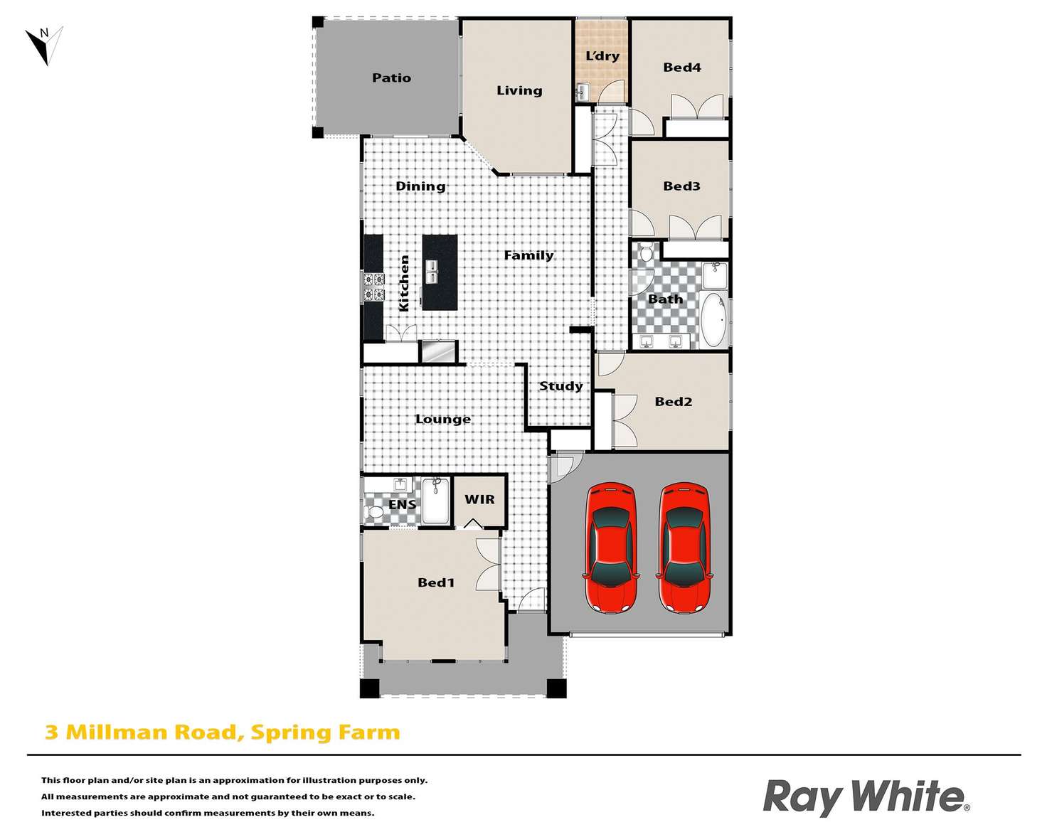 Floorplan of Homely house listing, 3 Millman Road, Spring Farm NSW 2570