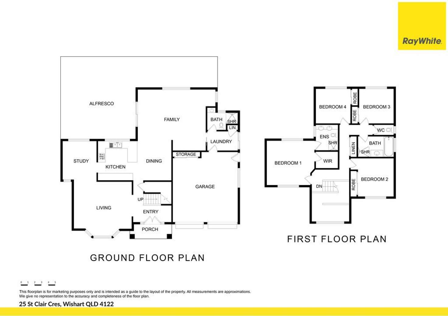 Floorplan of Homely house listing, 25 St Clair Crescent, Wishart QLD 4122