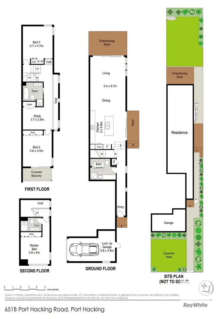 Floorplan of Homely semi-detached listing, 651B Port Hacking Road, Port Hacking NSW 2229