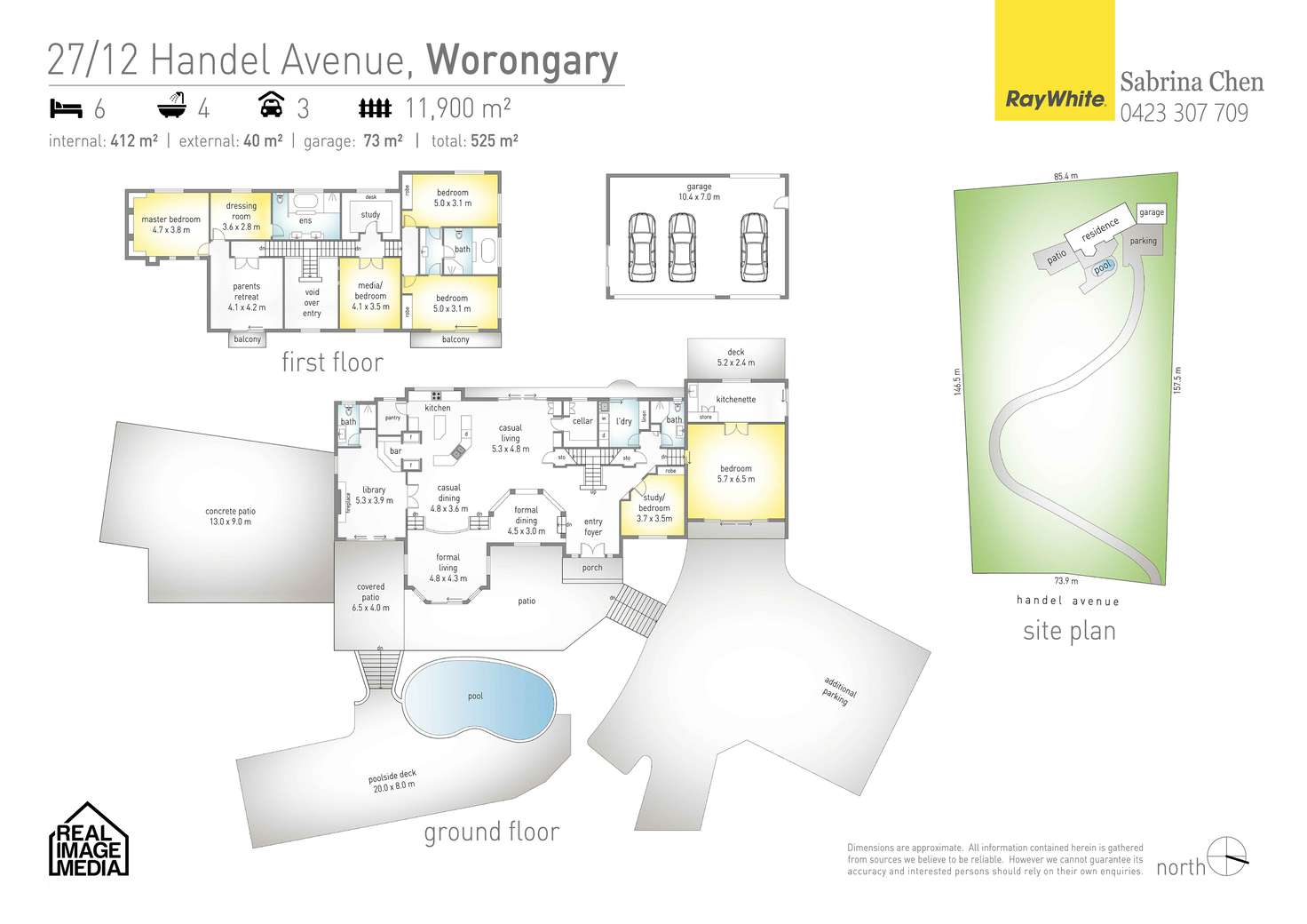 Floorplan of Homely house listing, 27/12 Handel Avenue, Worongary QLD 4213