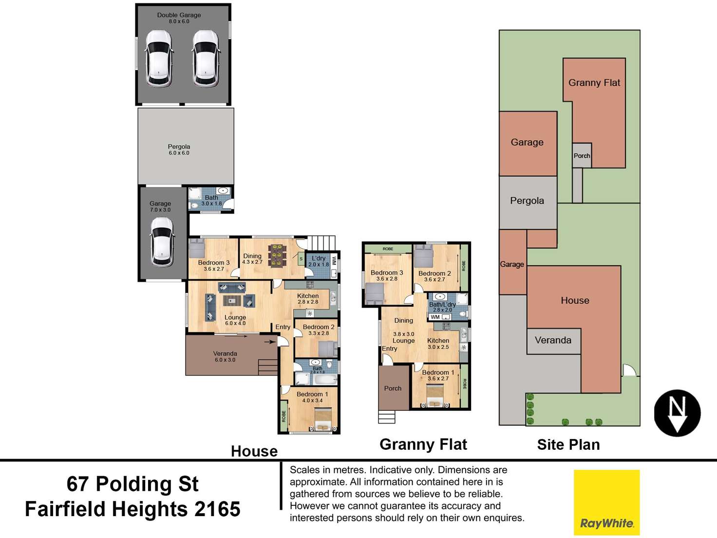 Floorplan of Homely house listing, 67 & 67a Polding Street, Fairfield Heights NSW 2165