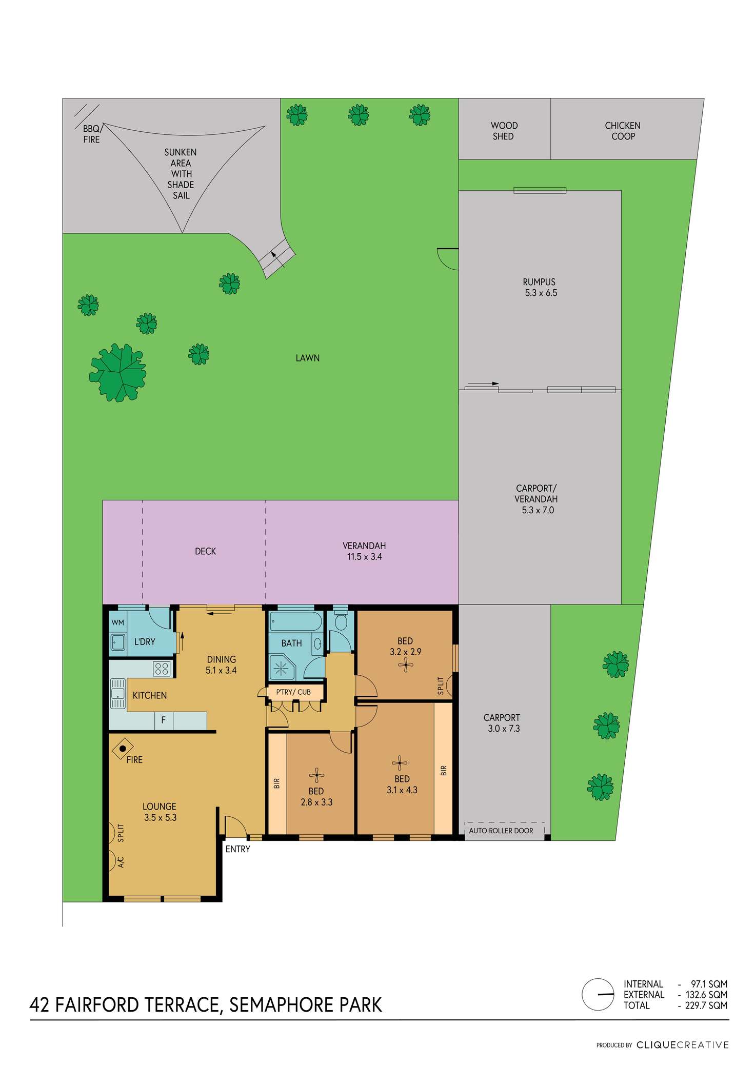 Floorplan of Homely house listing, 42 Fairford Terrace, Semaphore Park SA 5019
