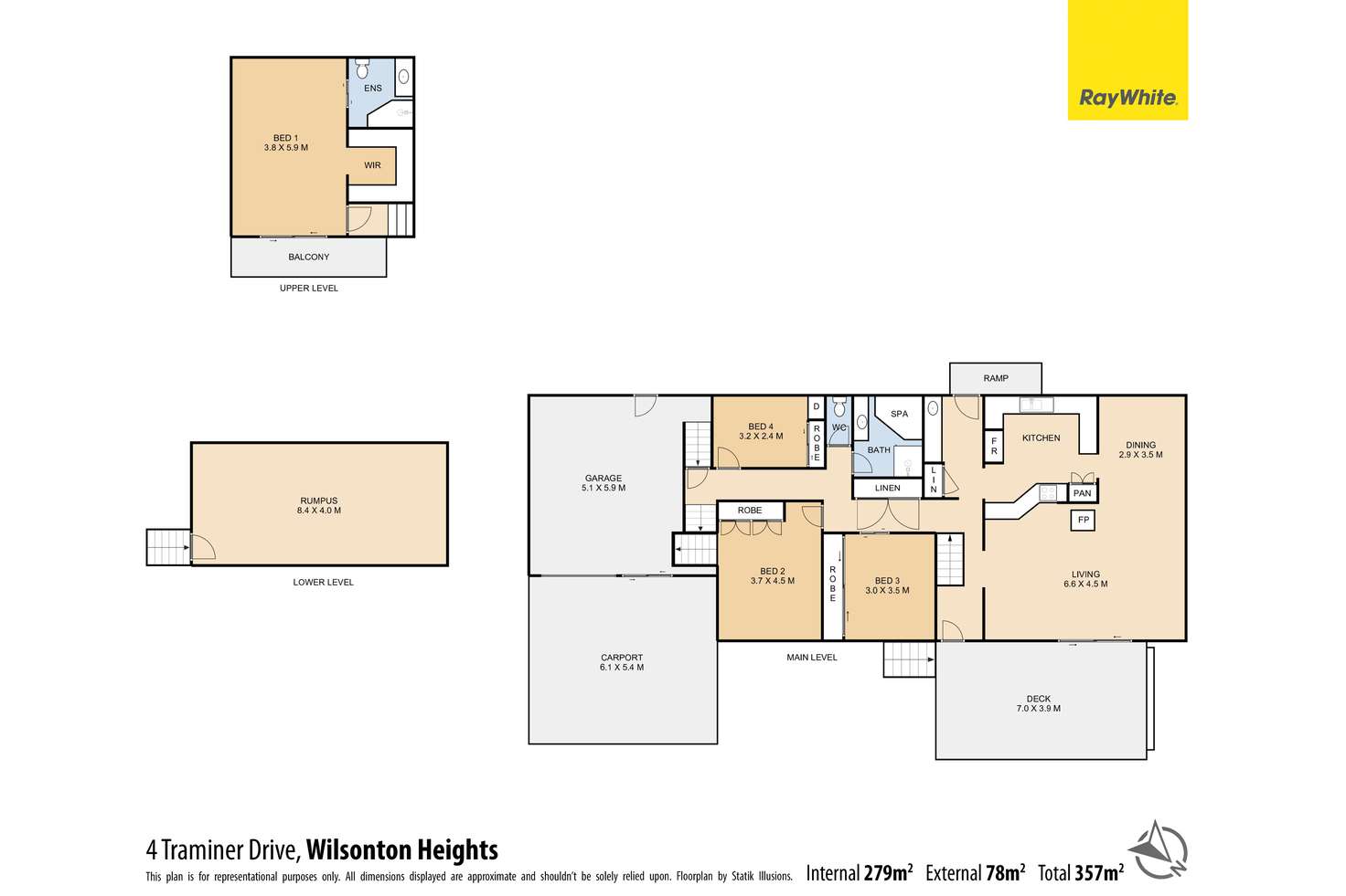 Floorplan of Homely house listing, 4 Traminer Drive, Wilsonton Heights QLD 4350