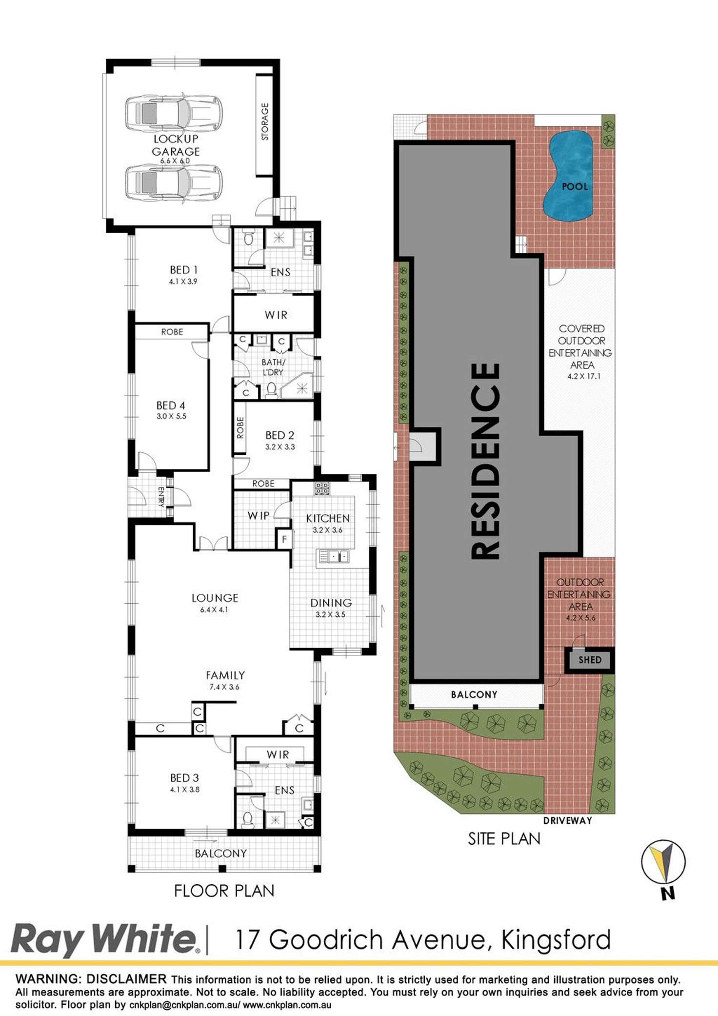 Floorplan of Homely house listing, 17 Goodrich Avenue, Kingsford NSW 2032