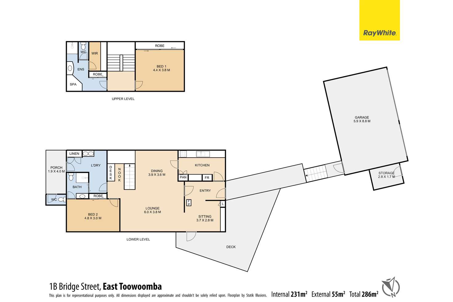 Floorplan of Homely house listing, 1B Bridge Street, Mount Lofty QLD 4350