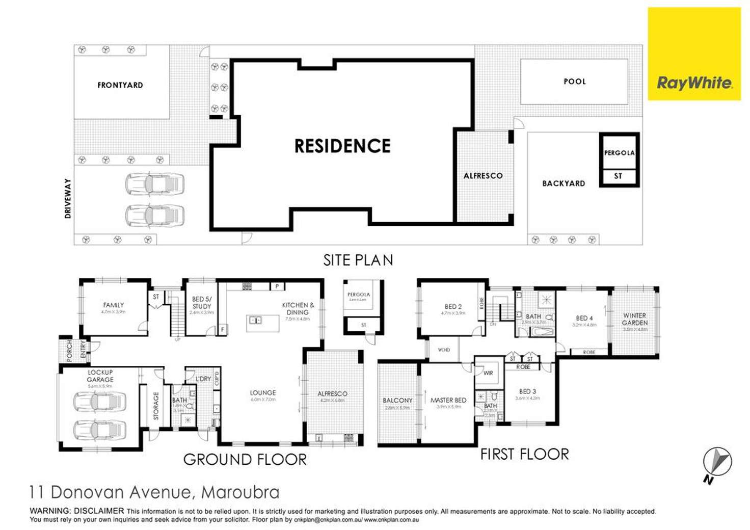 Floorplan of Homely house listing, 11 Donovan Avenue, Maroubra NSW 2035