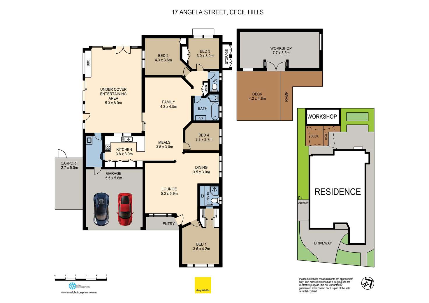 Floorplan of Homely house listing, 17 Angela Street, Cecil Hills NSW 2171