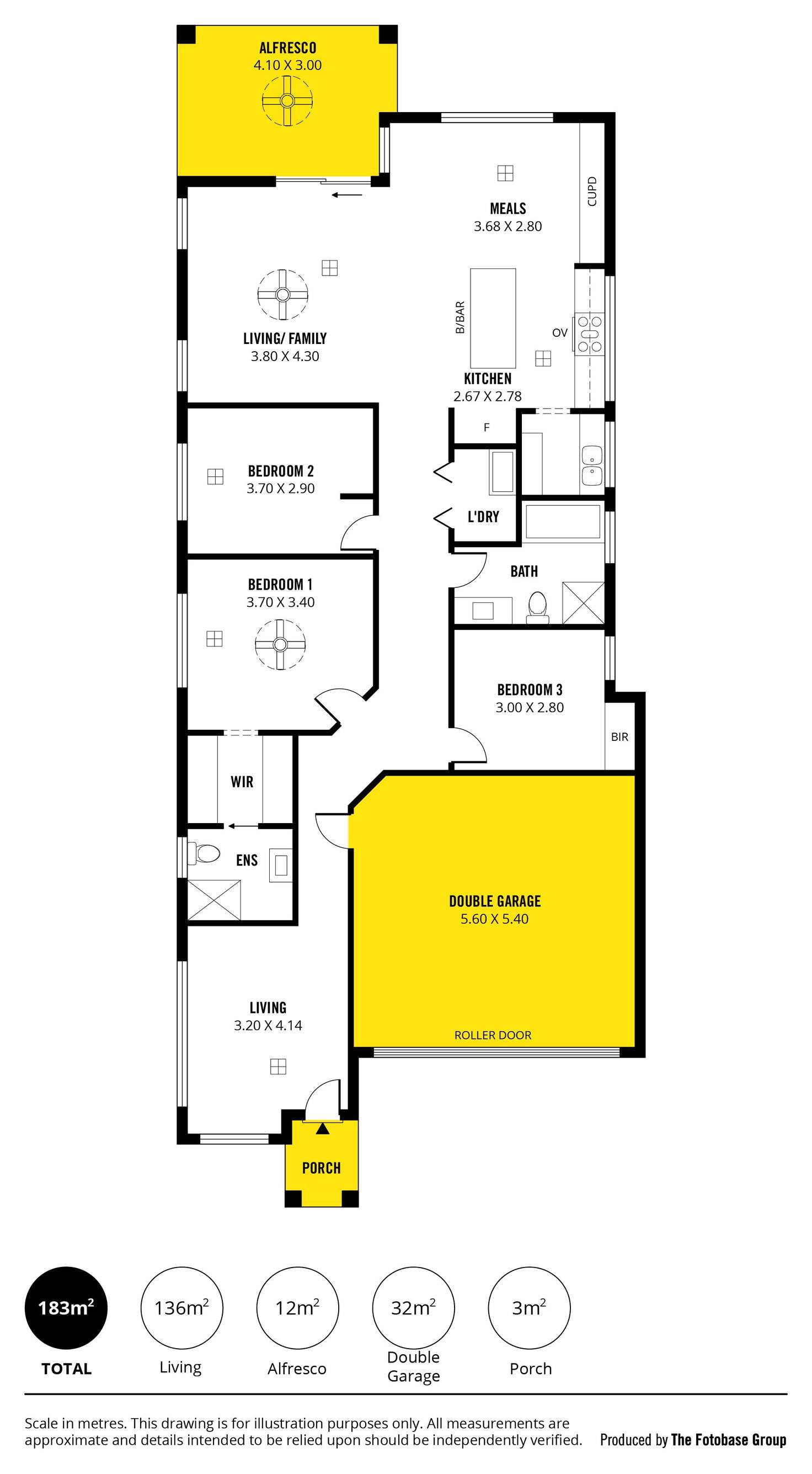 Floorplan of Homely house listing, 23B College Drive, Rostrevor SA 5073