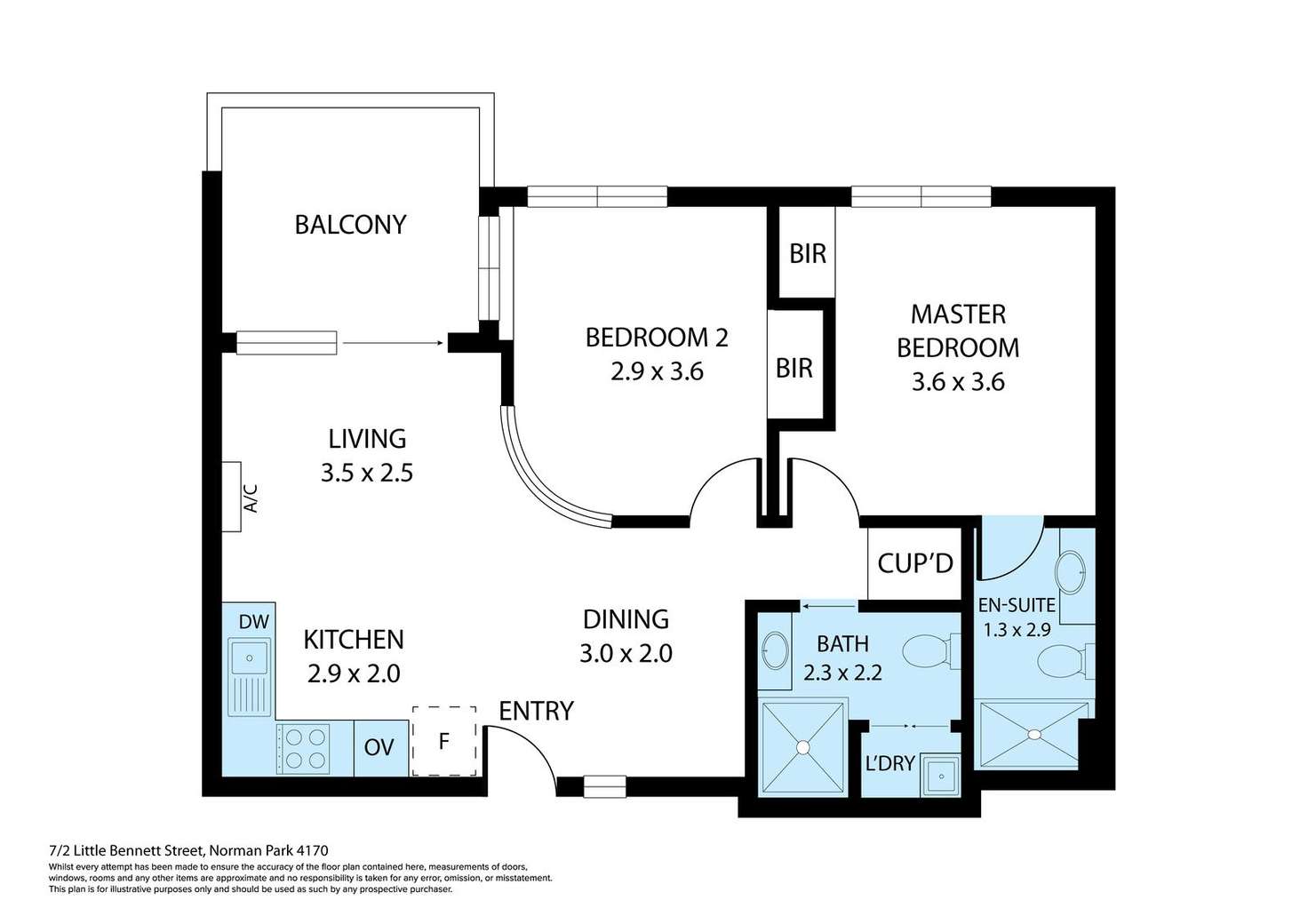Floorplan of Homely apartment listing, 7/2 Little Bennett Street, Norman Park QLD 4170