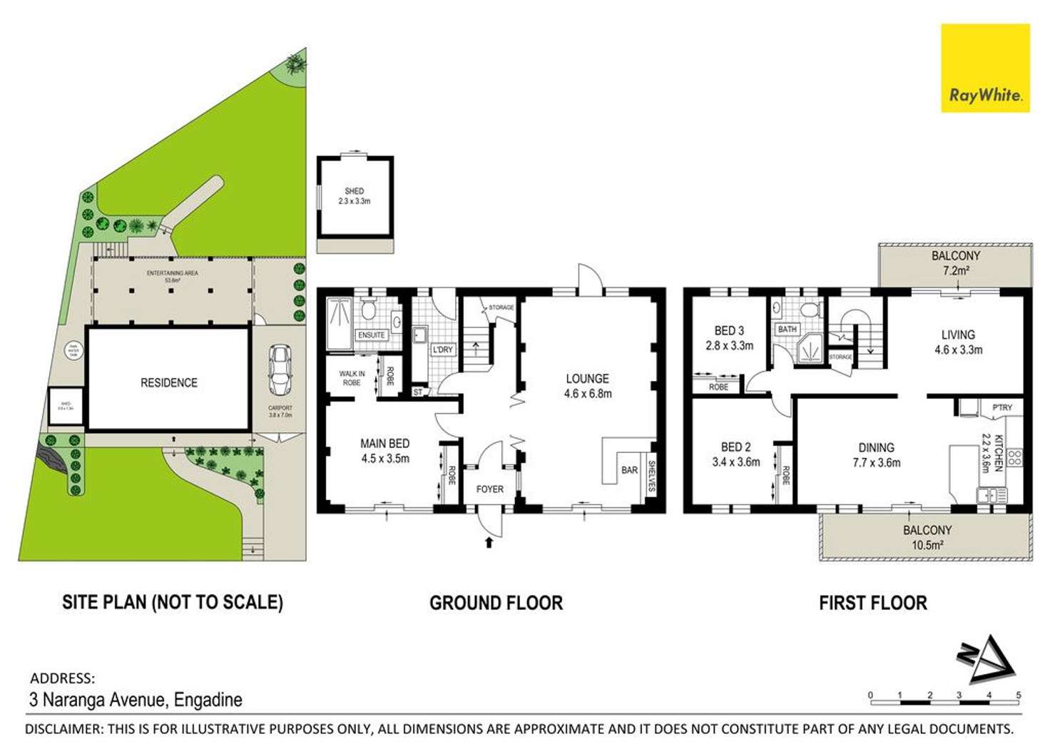 Floorplan of Homely house listing, 3 Naranga Avenue, Engadine NSW 2233