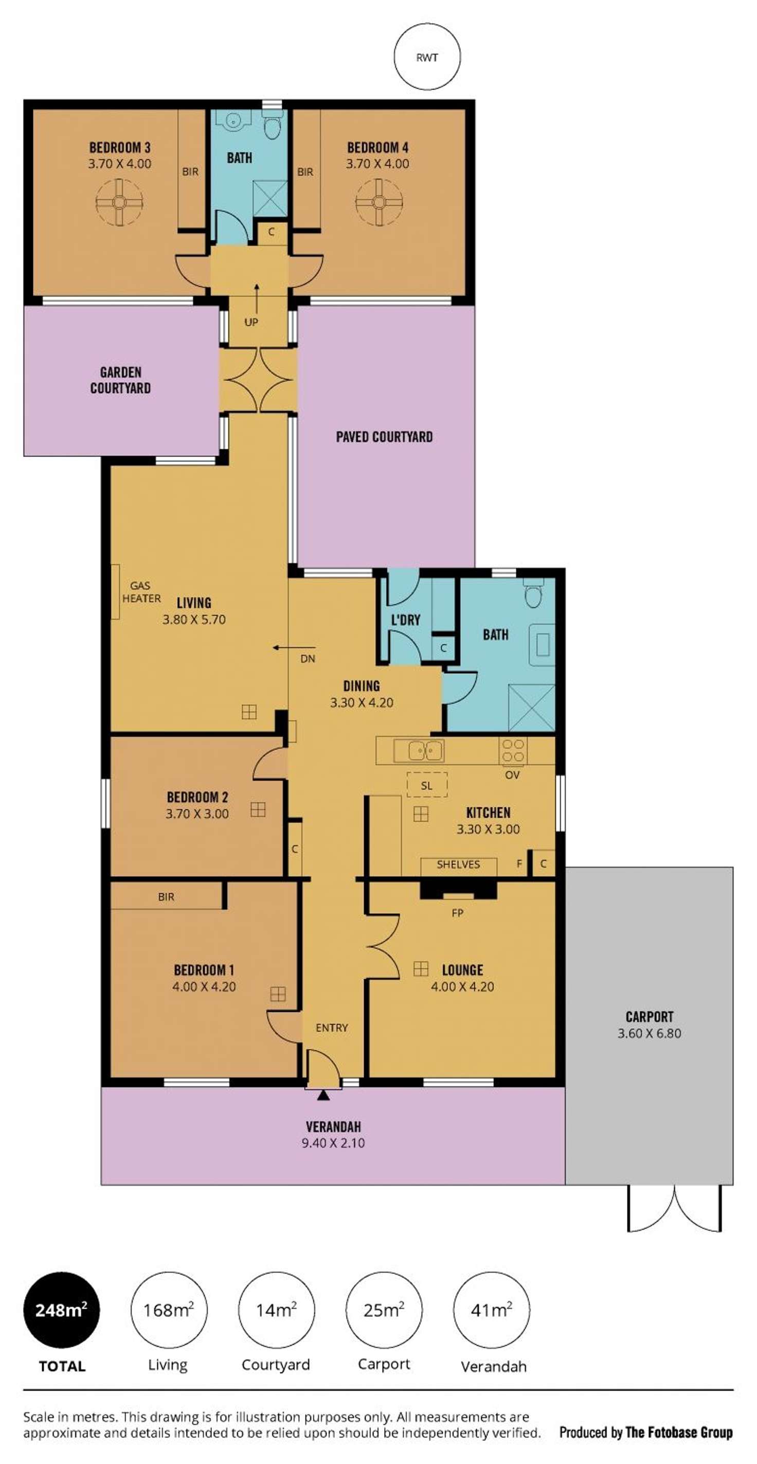 Floorplan of Homely house listing, 12 Cumberland Avenue, Cumberland Park SA 5041