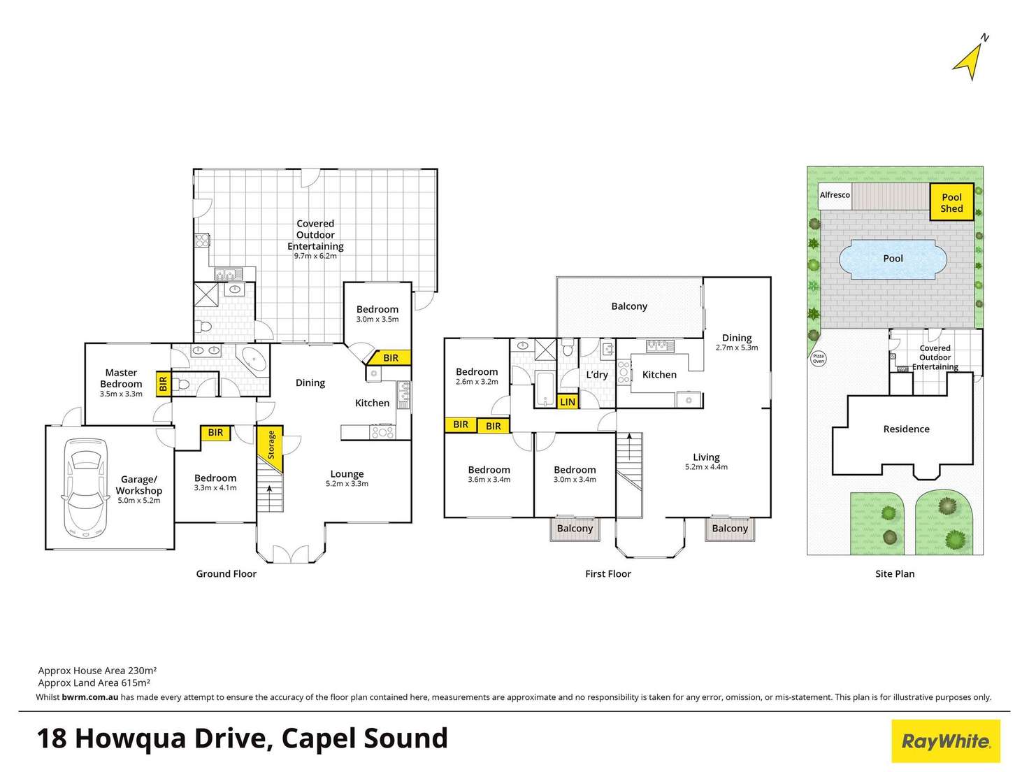 Floorplan of Homely house listing, 18 Howqua Drive, Capel Sound VIC 3940