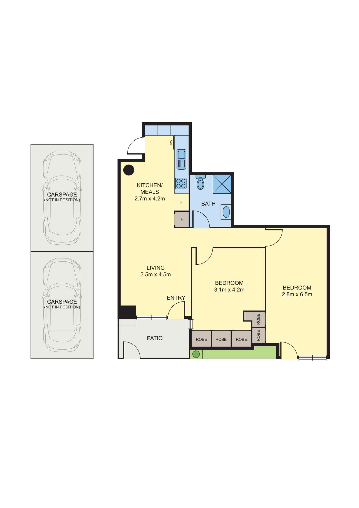 Floorplan of Homely apartment listing, 203 Albert Street, Brunswick VIC 3056