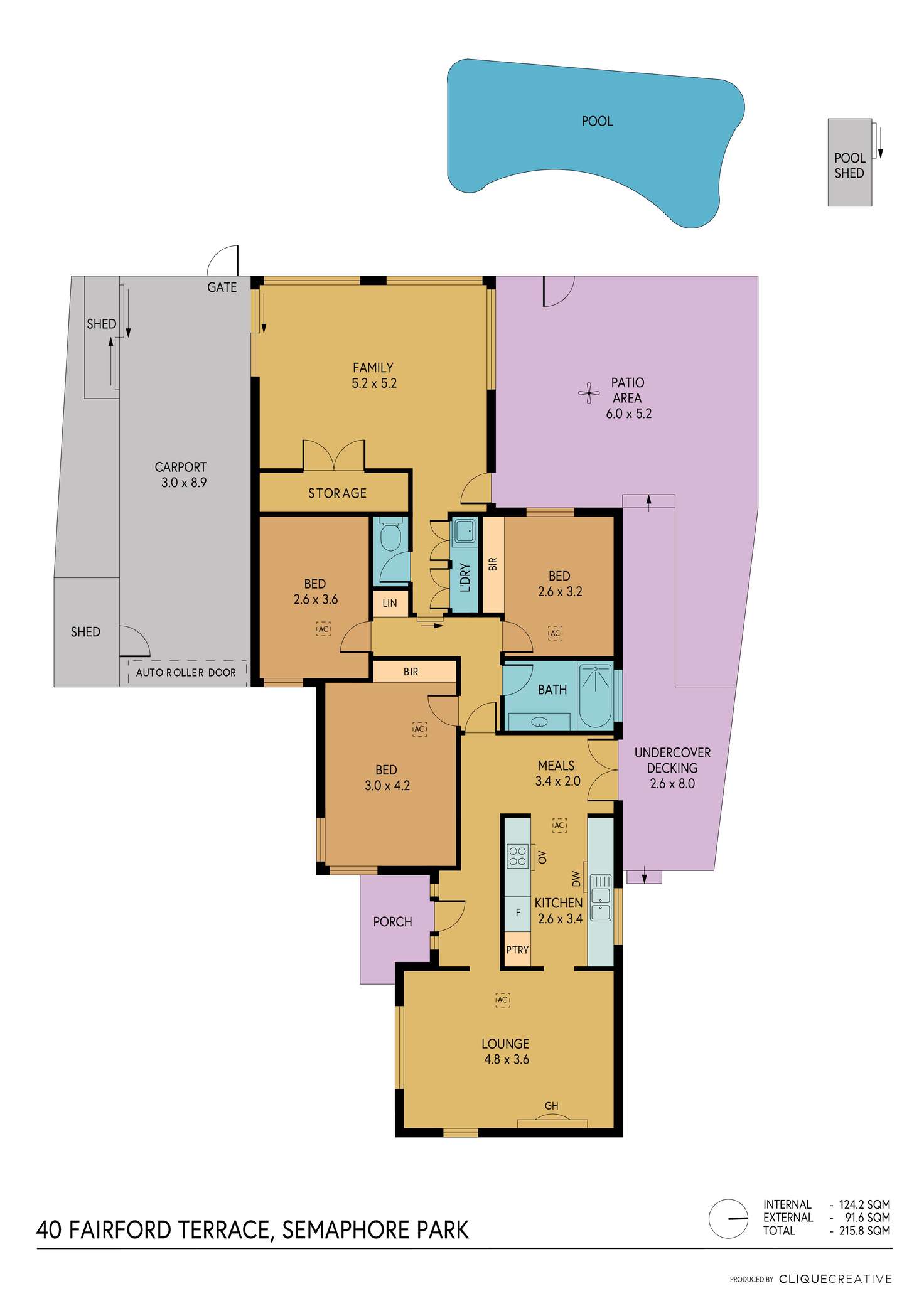 Floorplan of Homely house listing, 40 Fairford Terrace, Semaphore Park SA 5019