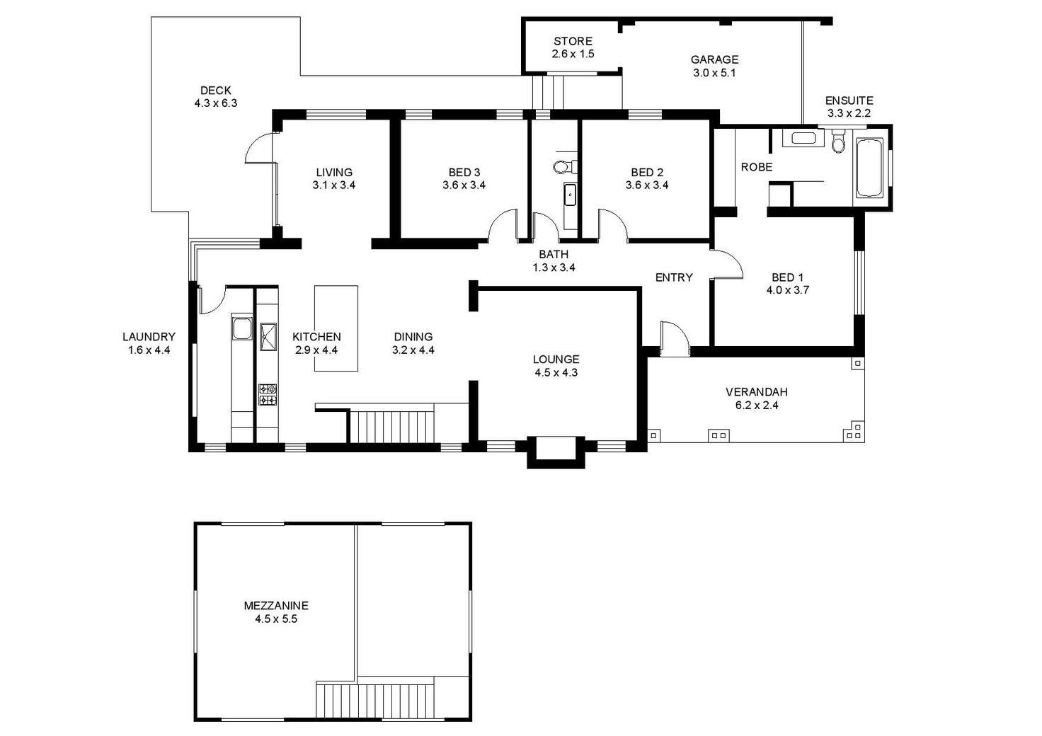 Floorplan of Homely house listing, 89 Central Avenue, Mount Lawley WA 6050