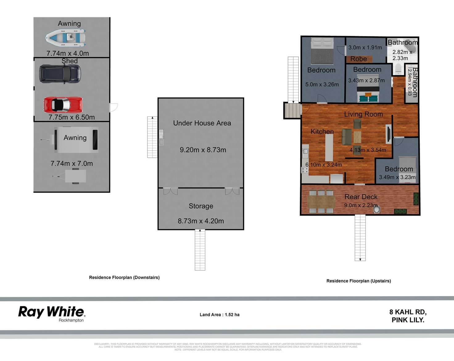 Floorplan of Homely house listing, 8 Kahl Road, Pink Lily QLD 4702