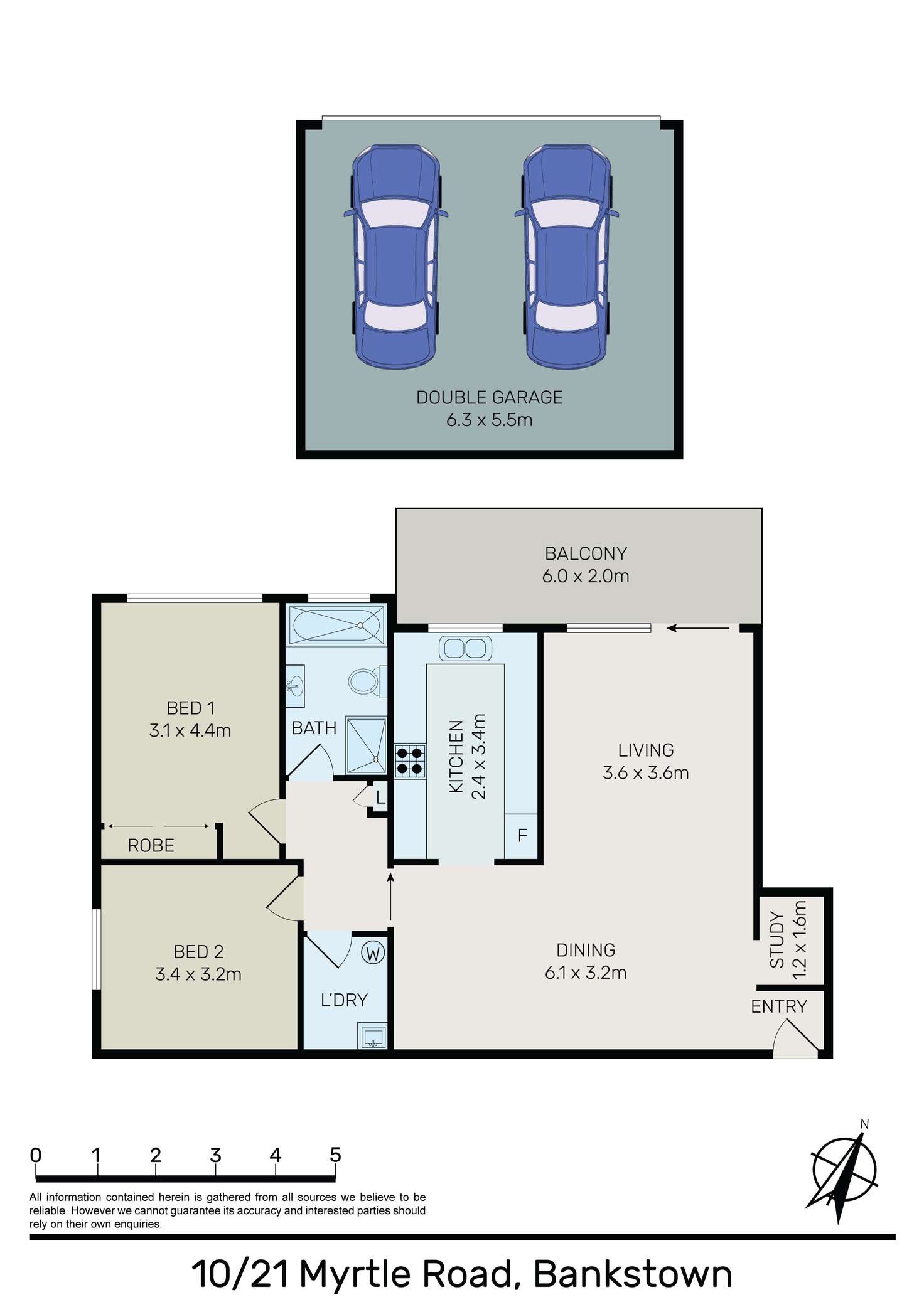 Floorplan of Homely unit listing, 10/21 Myrtle Road, Bankstown NSW 2200