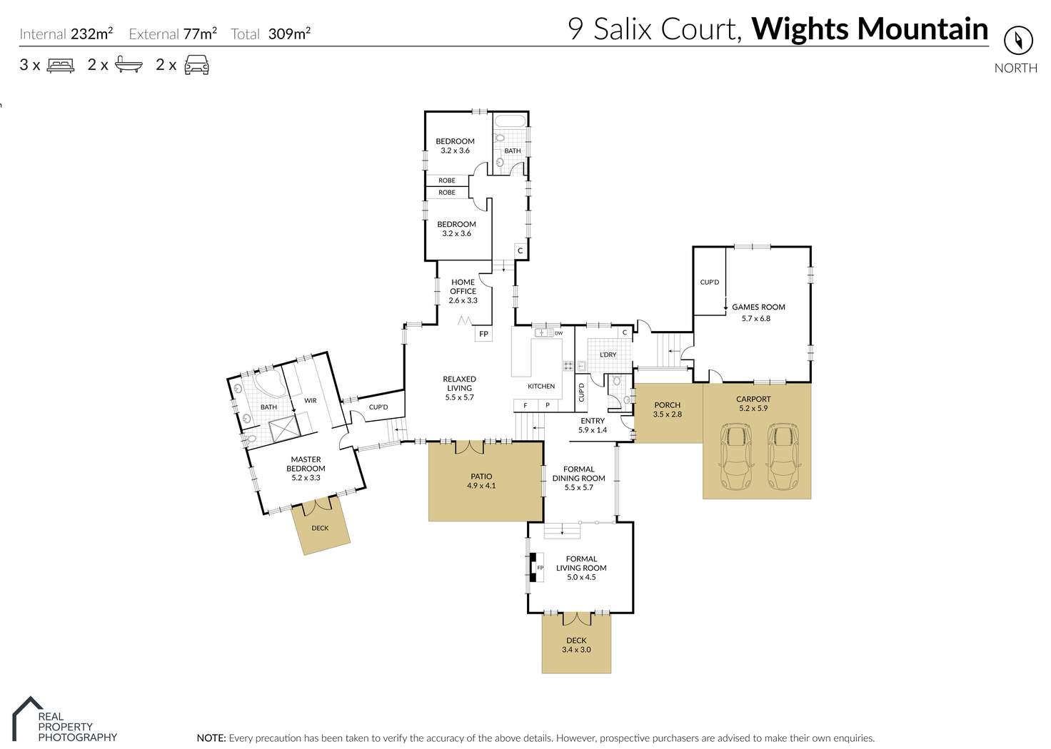 Floorplan of Homely house listing, 9 Salix Court, Wights Mountain QLD 4520