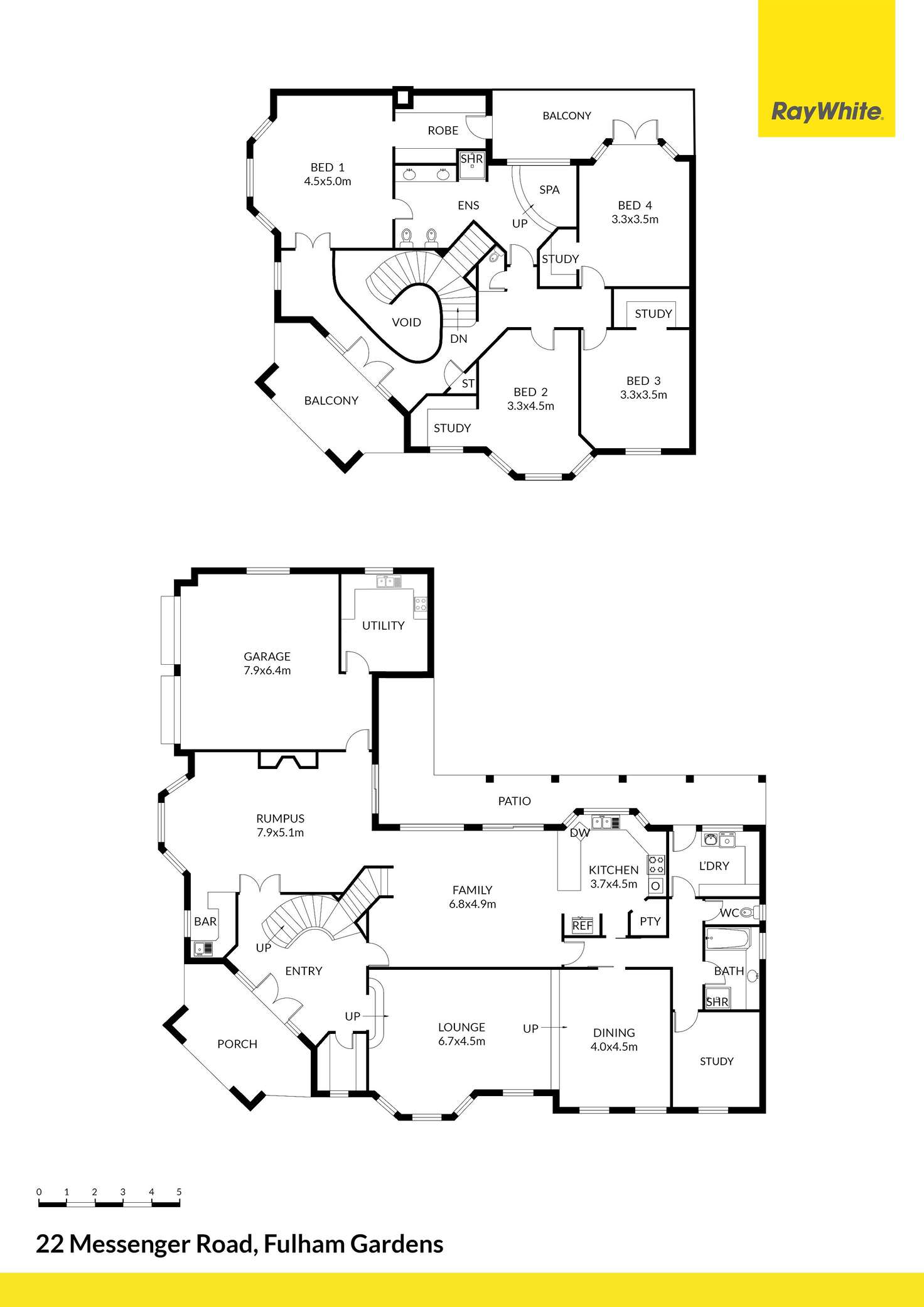 Floorplan of Homely house listing, 22 Messenger Road, Fulham Gardens SA 5024