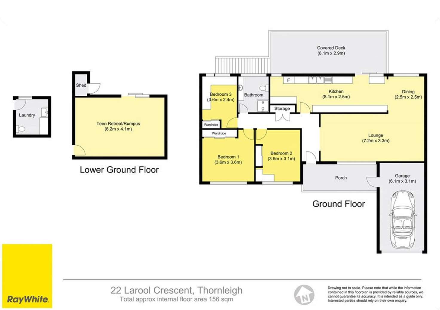 Floorplan of Homely house listing, 22 Larool Crescent, Thornleigh NSW 2120