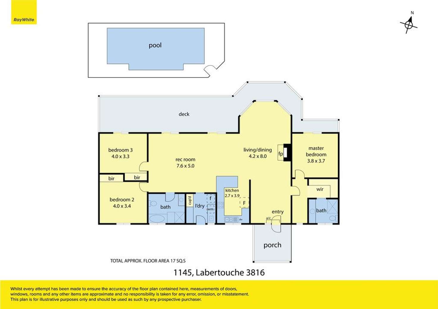 Floorplan of Homely acreageSemiRural listing, 1145 Labertouche North Road, Labertouche VIC 3816