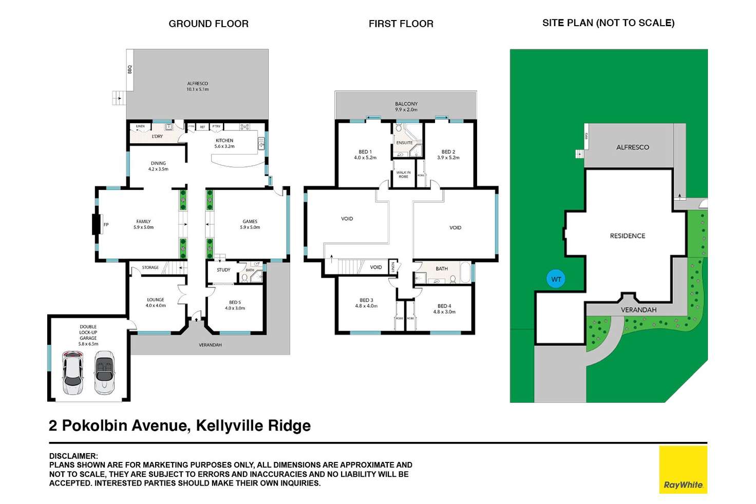 Floorplan of Homely house listing, 2 Pokolbin Avenue, Kellyville Ridge NSW 2155