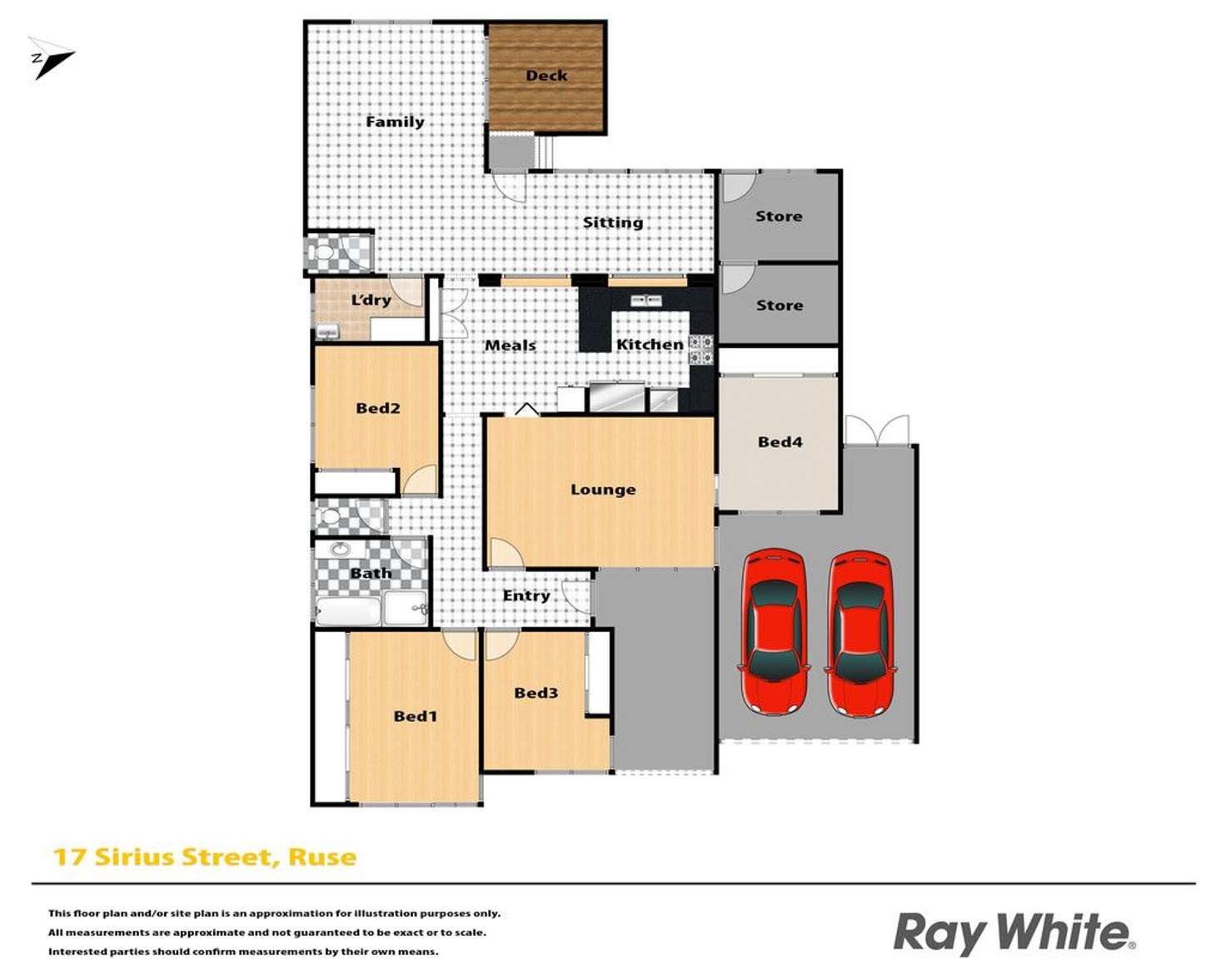 Floorplan of Homely house listing, 17 Sirius Street, Ruse NSW 2560