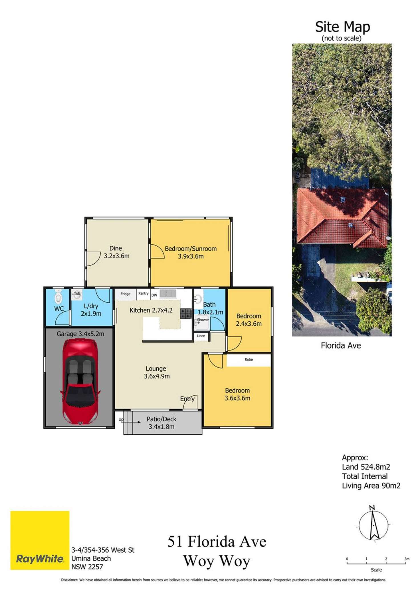 Floorplan of Homely house listing, 51 Florida Avenue, Woy Woy NSW 2256
