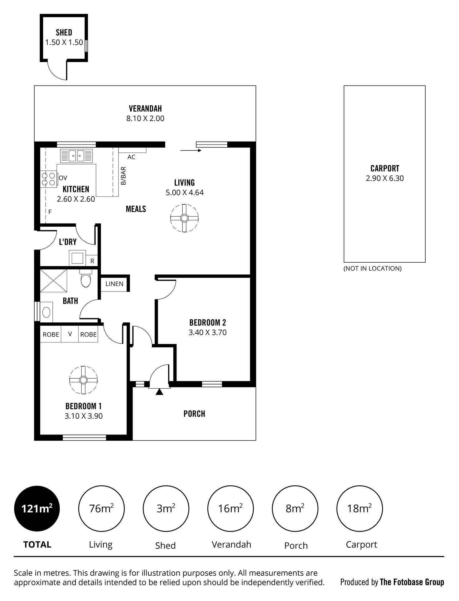 Floorplan of Homely unit listing, 7/12 Cameron Road, Mount Barker SA 5251