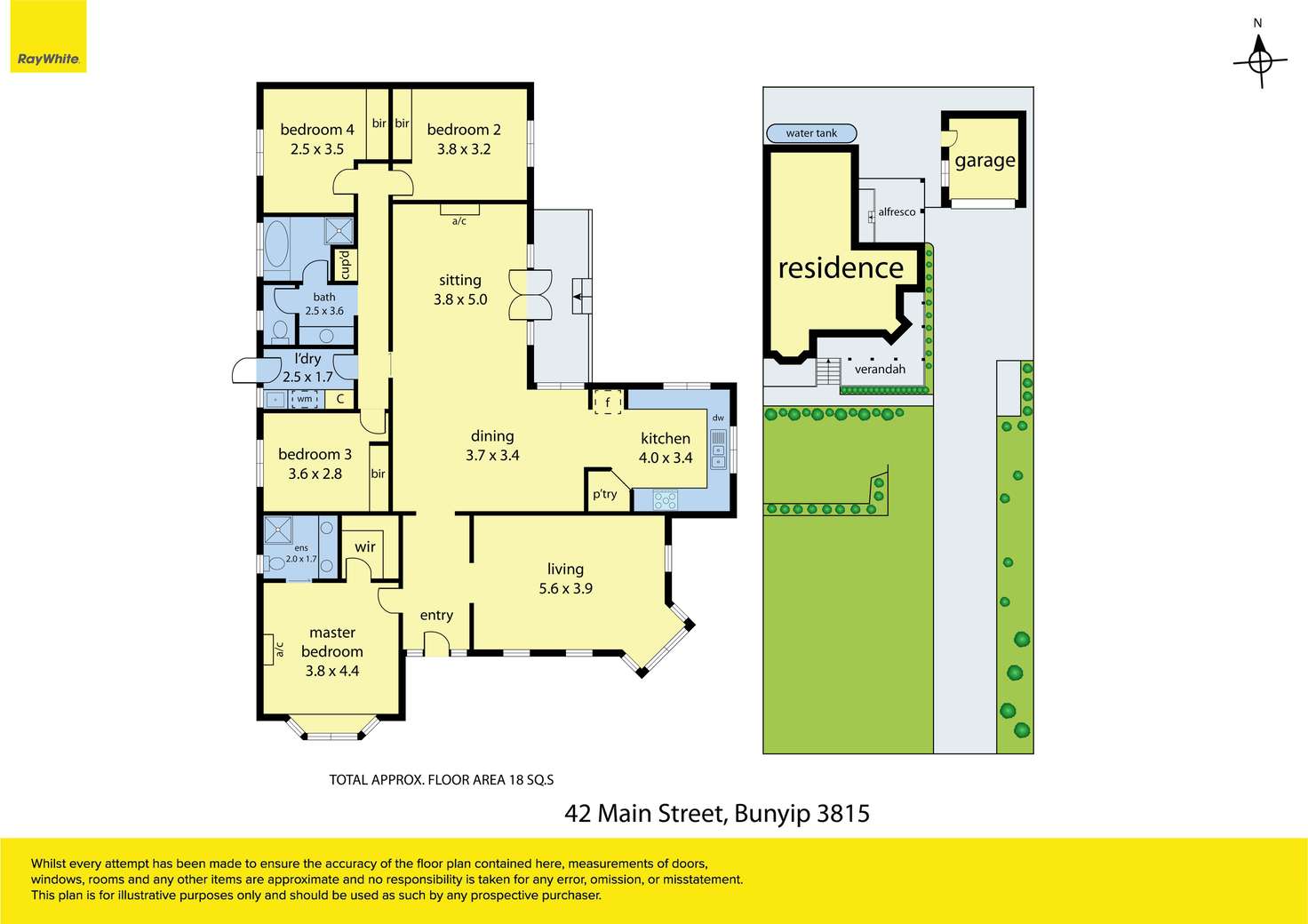 Floorplan of Homely house listing, 42 Main Street, Bunyip VIC 3815