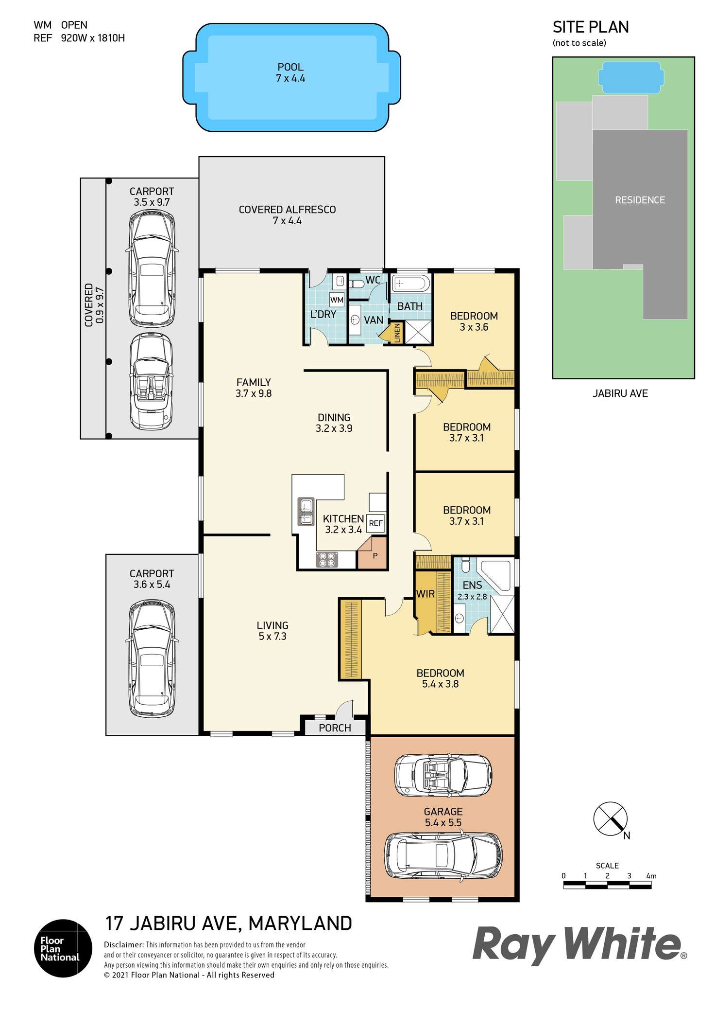 Floorplan of Homely house listing, 17 Jabiru Avenue, Maryland NSW 2287