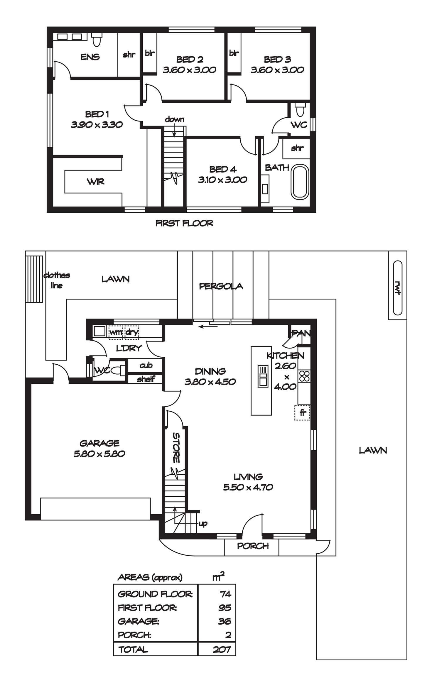 Floorplan of Homely house listing, Lot 4/34 Shelley Street, Firle SA 5070