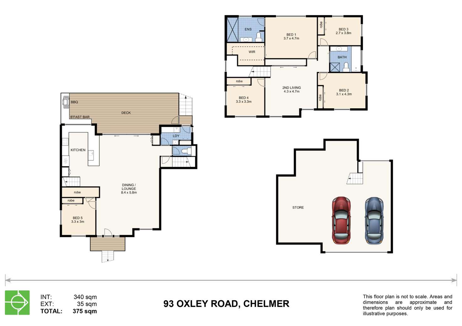 Floorplan of Homely house listing, 93 Oxley Road, Chelmer QLD 4068