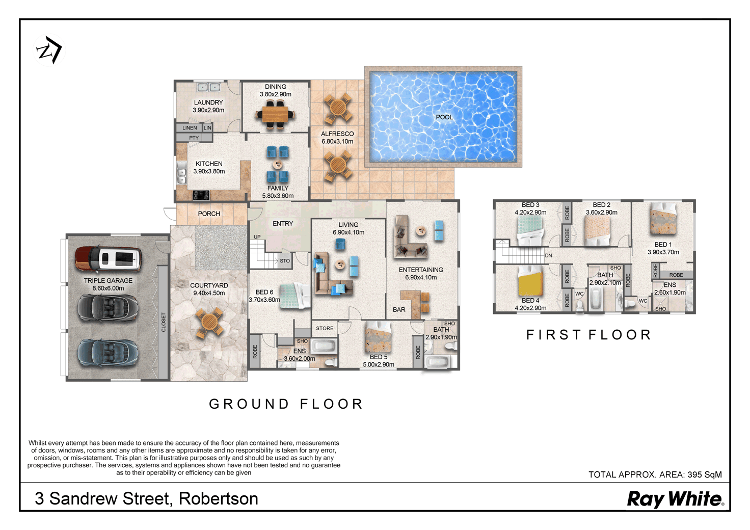 Floorplan of Homely house listing, 3 Sandrew Street, Robertson QLD 4109