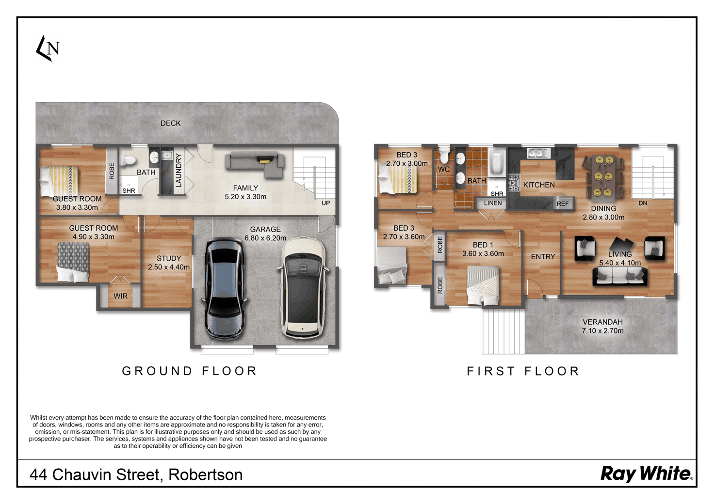 Floorplan of Homely house listing, 44 Chauvin Street, Robertson QLD 4109