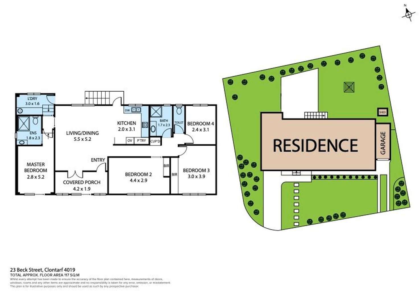 Floorplan of Homely house listing, 23 Beck Street, Clontarf QLD 4019