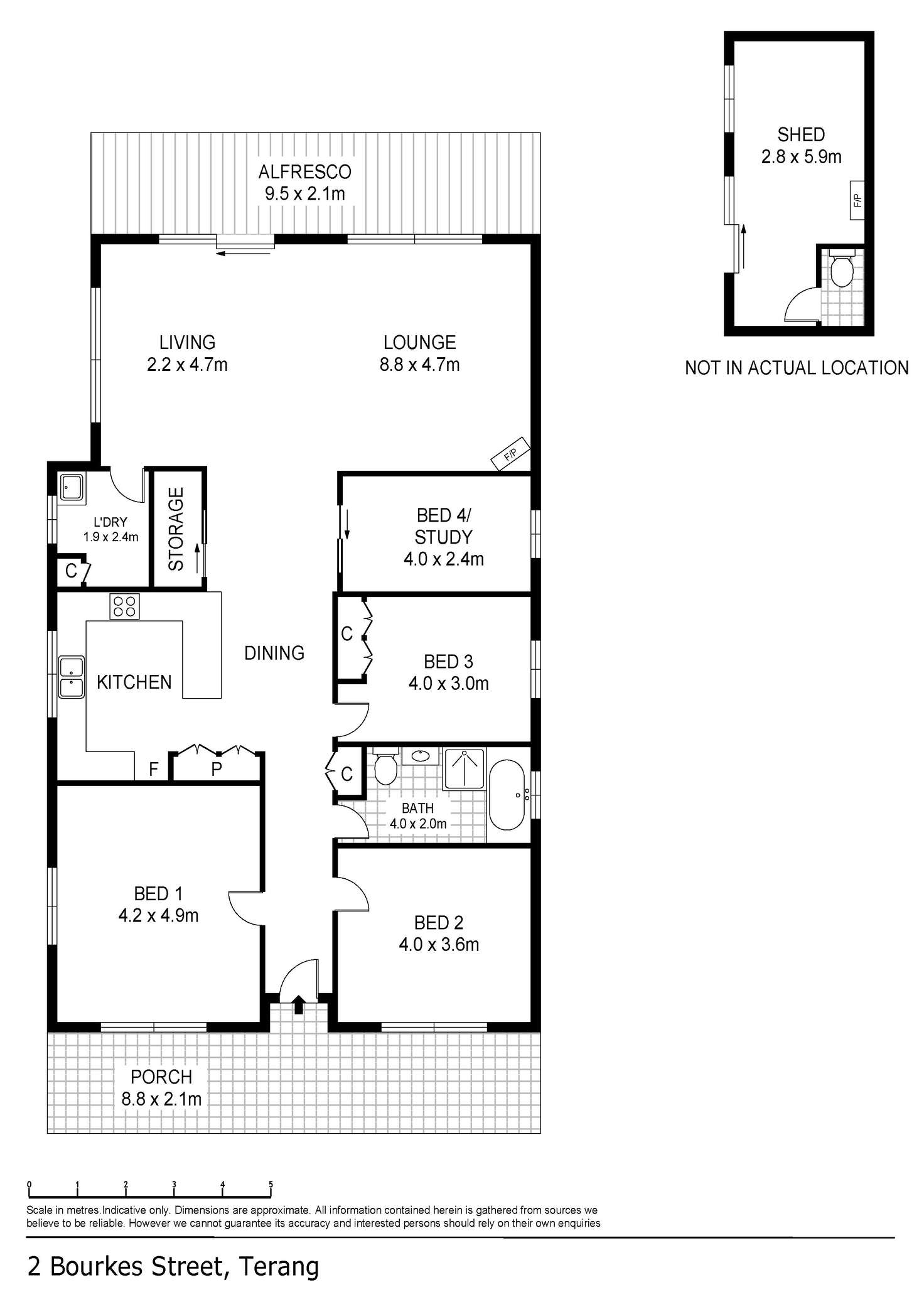 Floorplan of Homely house listing, 2 Burkes Road, Terang VIC 3264