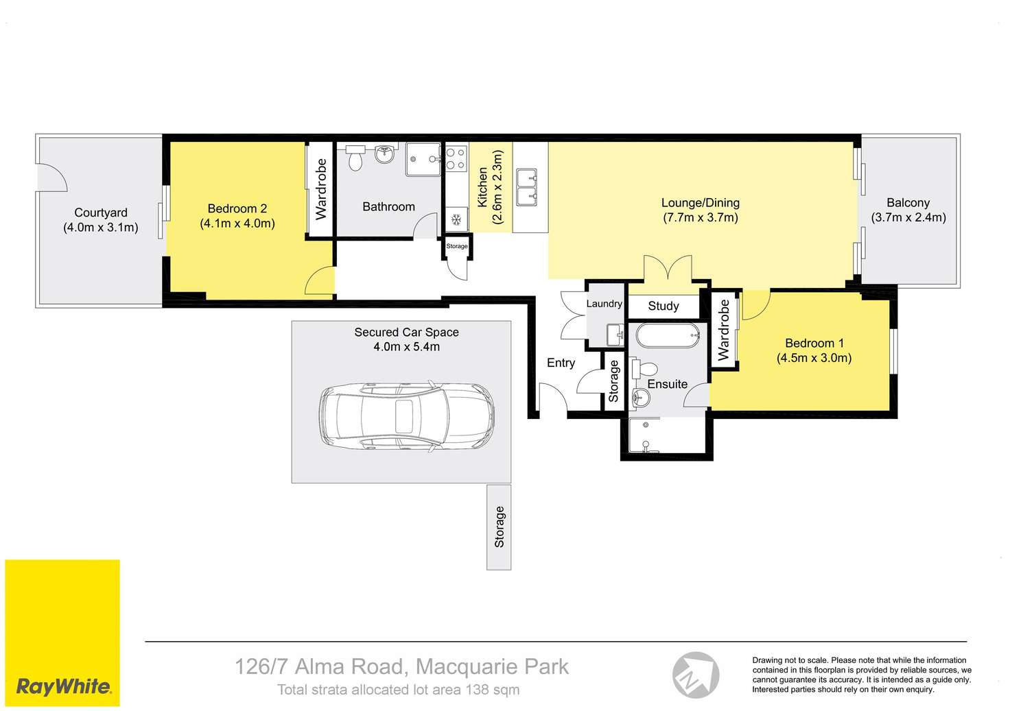 Floorplan of Homely unit listing, 126/7 Alma Road, Macquarie Park NSW 2113