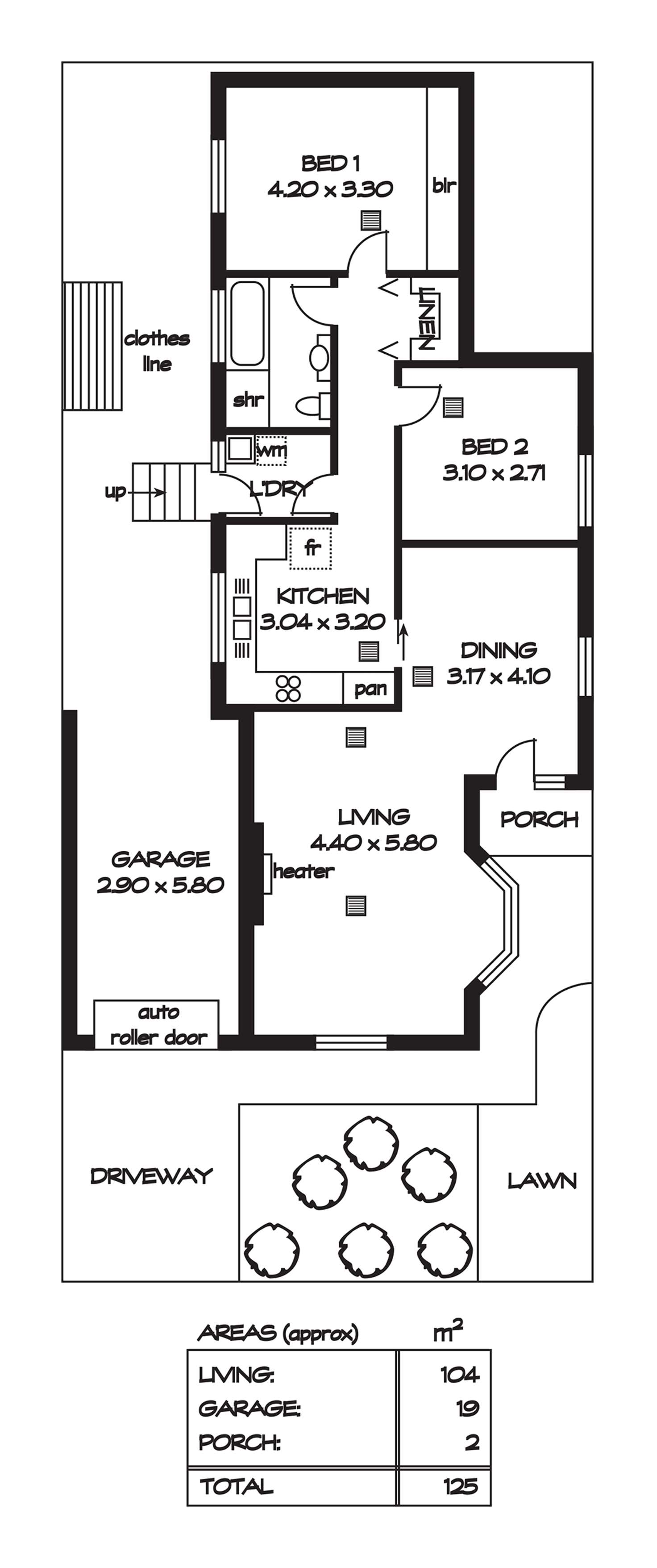 Floorplan of Homely house listing, 5/10 Korra Avenue, Kensington Gardens SA 5068