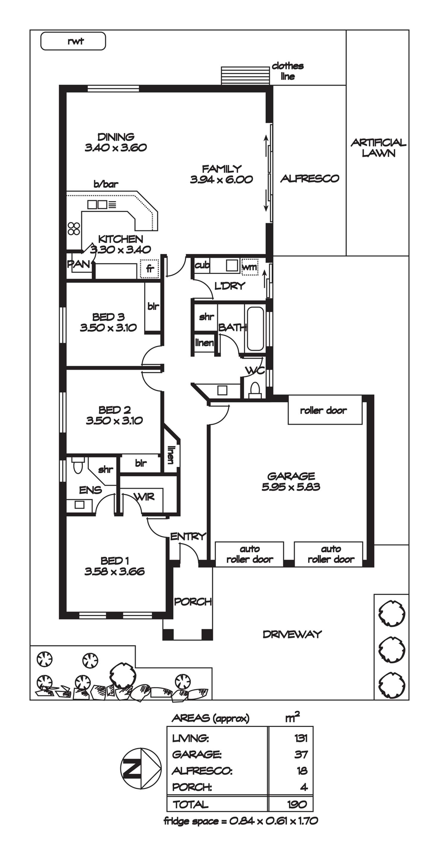 Floorplan of Homely house listing, 4 Burford Street, Gawler East SA 5118