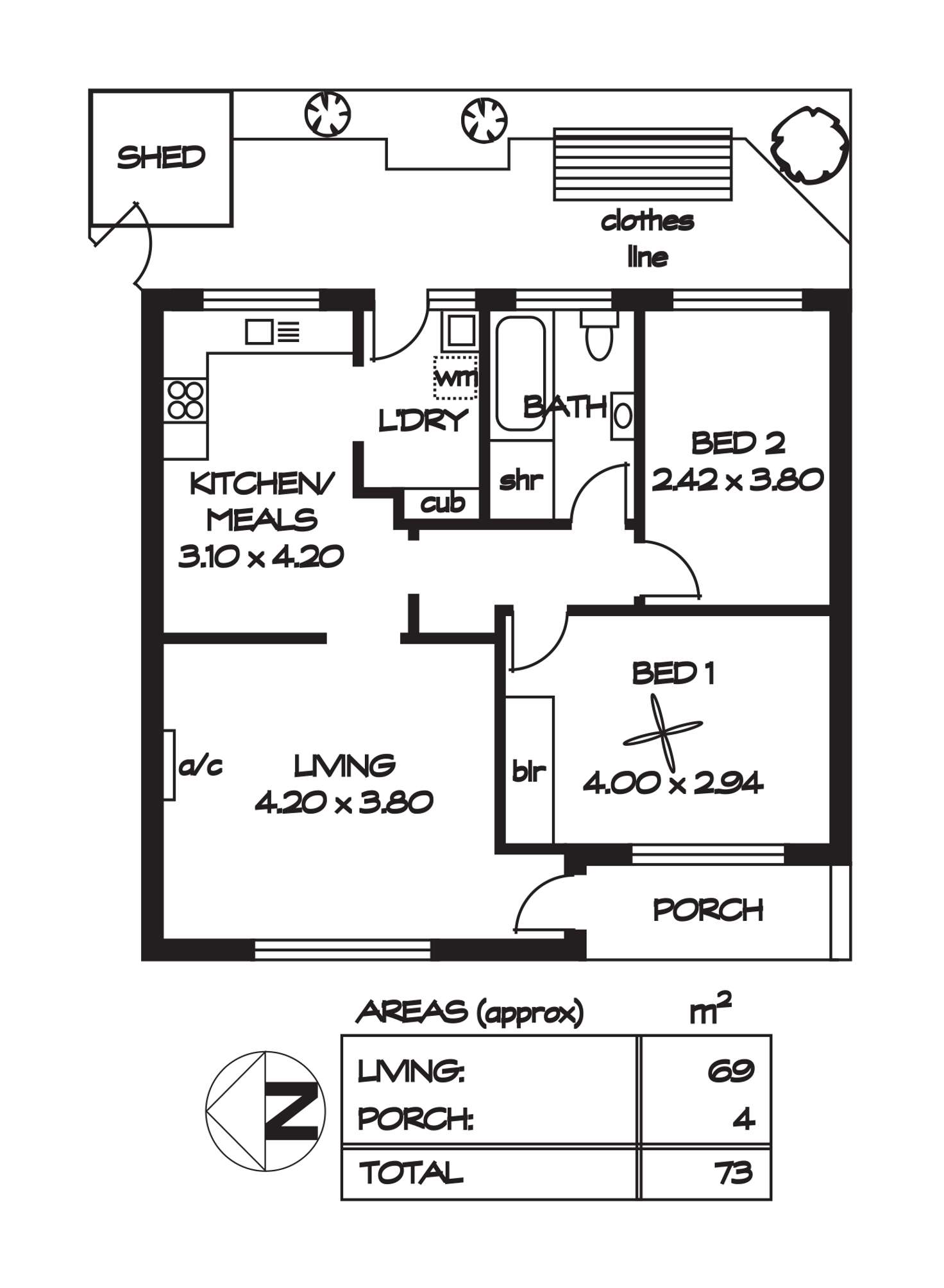 Floorplan of Homely house listing, 9/4 Windsor Grove, Windsor Gardens SA 5087