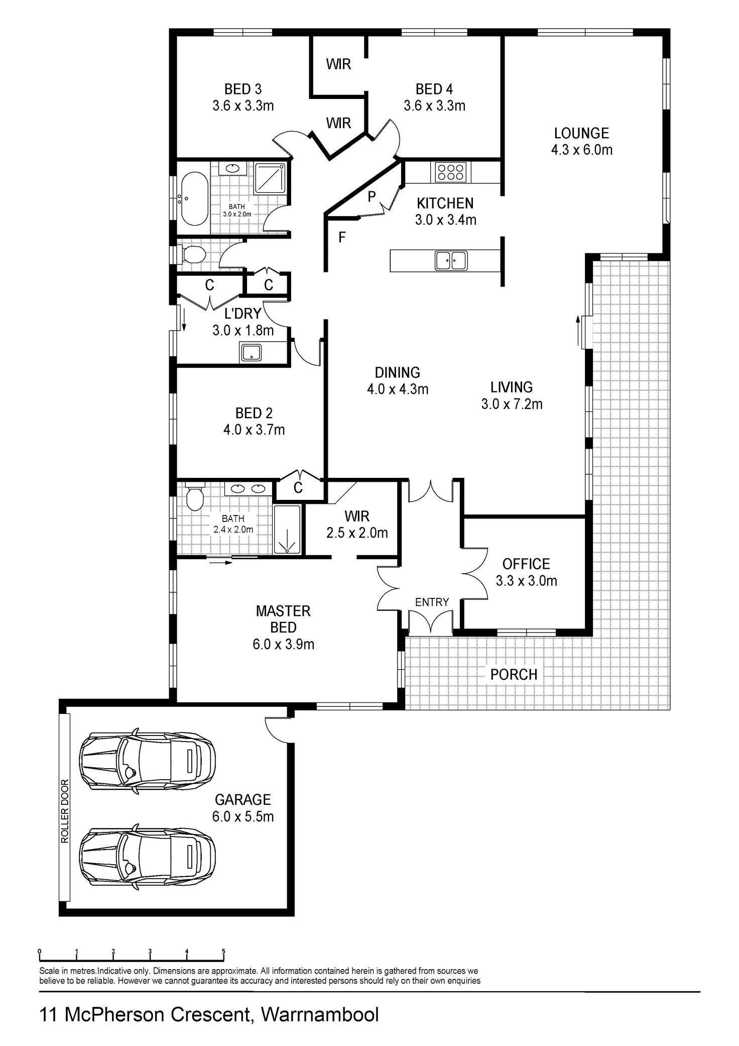 Floorplan of Homely house listing, 11 McPherson Crescent, Warrnambool VIC 3280