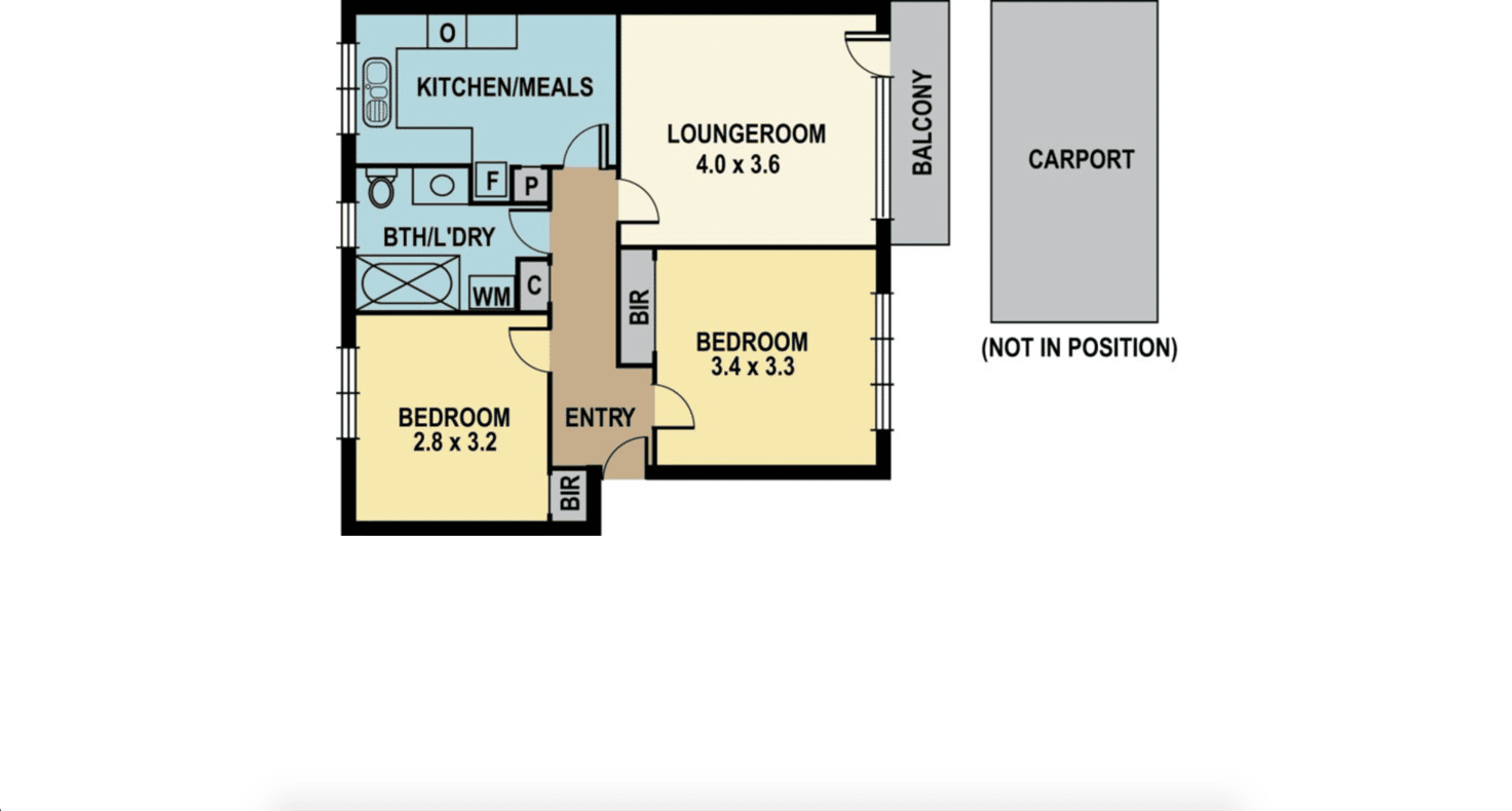 Floorplan of Homely apartment listing, 8/571 Glen Huntly Road, Elsternwick VIC 3185