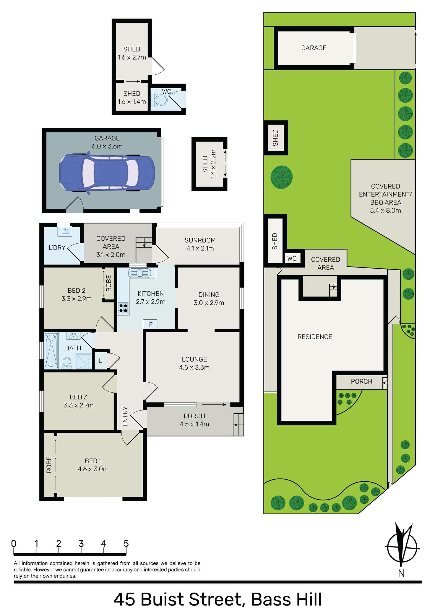 Floorplan of Homely house listing, 45 Buist Street, Bass Hill NSW 2197