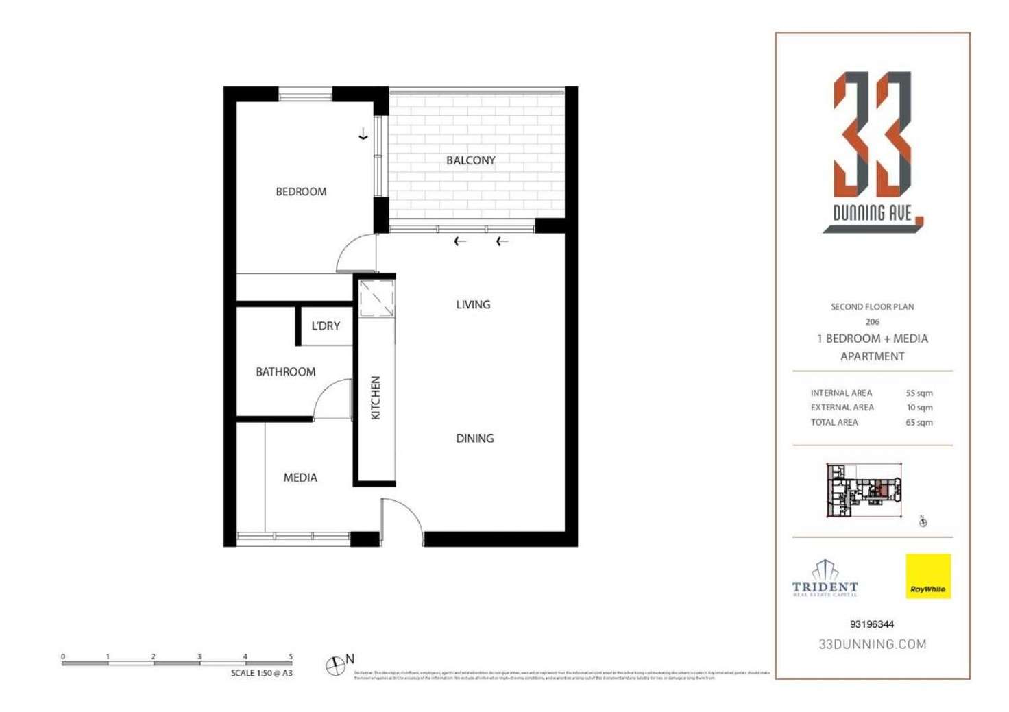 Floorplan of Homely house listing, 2.06/33-35 Dunning Avenue, Rosebery NSW 2018