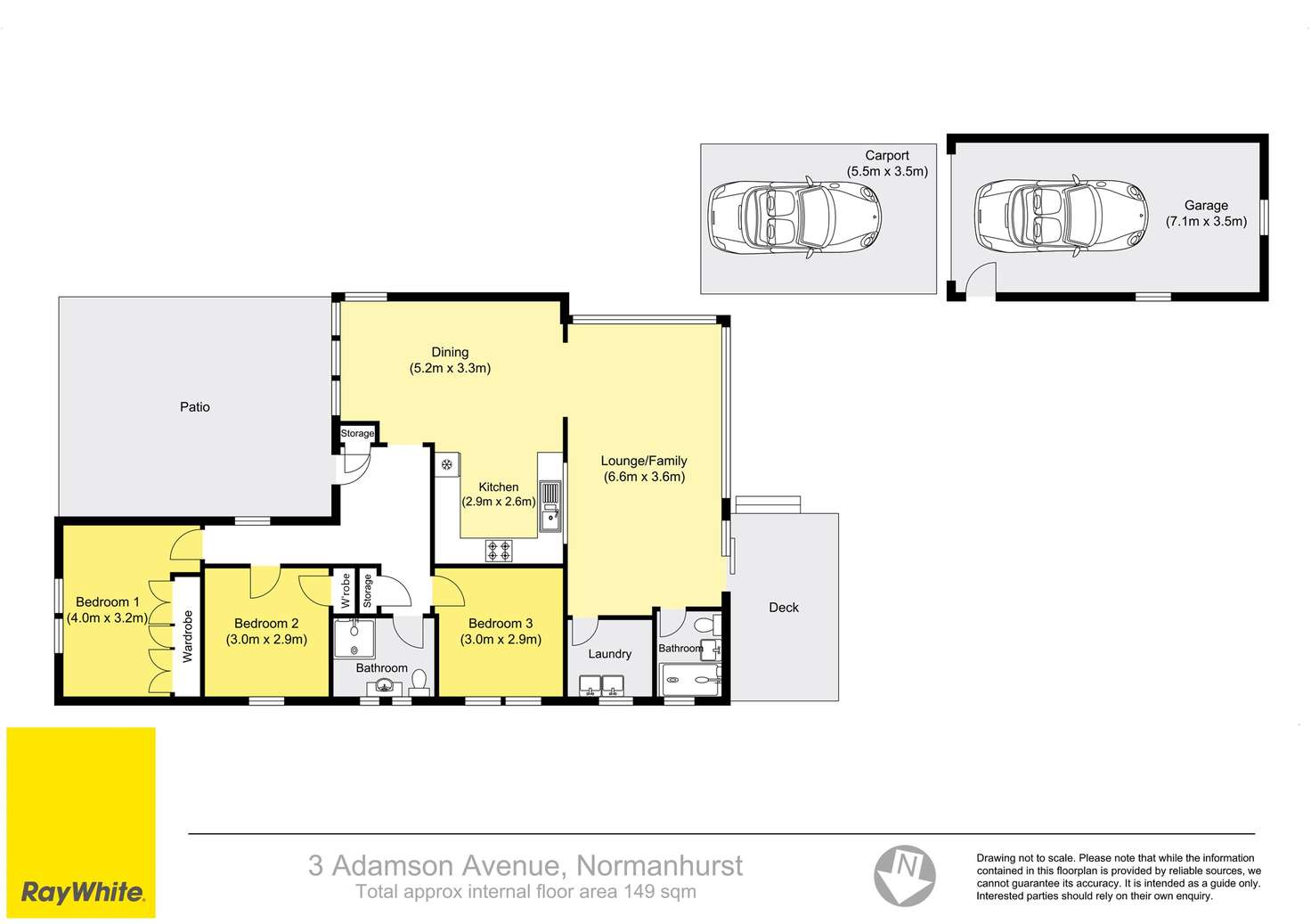 Floorplan of Homely house listing, 3 Adamson Avenue, Thornleigh NSW 2120