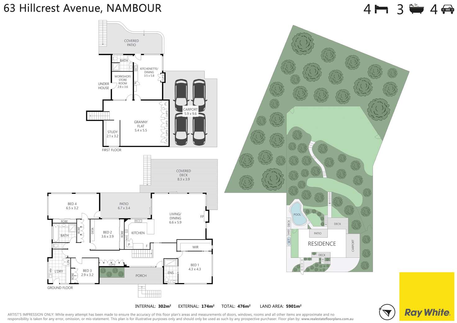 Floorplan of Homely house listing, 63 Hillcrest Avenue, Nambour QLD 4560