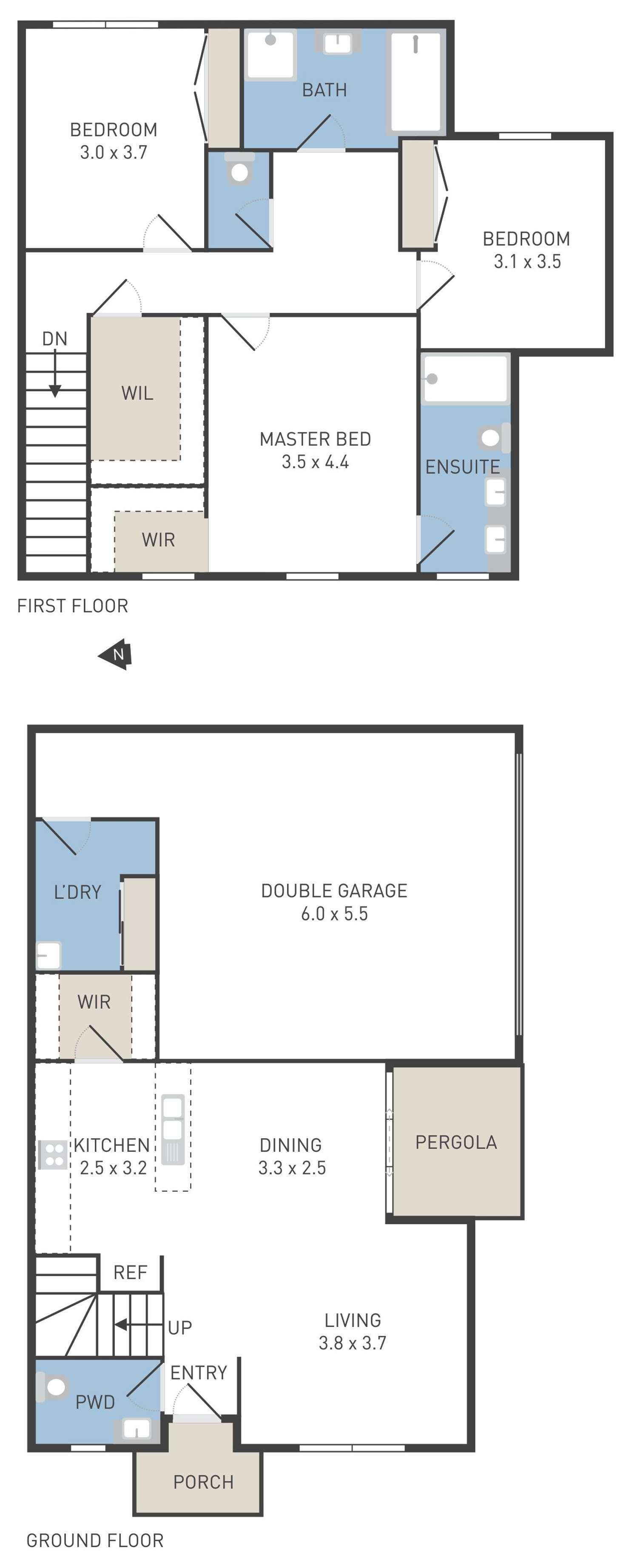 Floorplan of Homely house listing, 2 Echinacea Street, Truganina VIC 3029